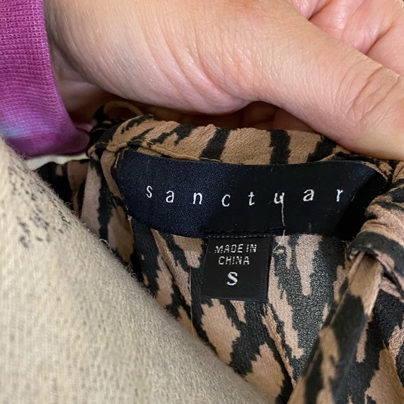 Sanctuary high-low faux wrap dress - Picture 6 of 6